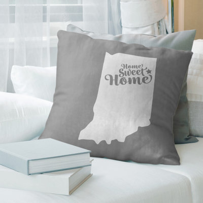 Home Sweet Throw Pillow