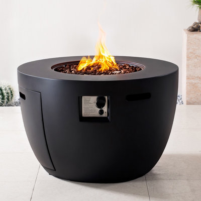 Table de foyer d'extérieur au propane sans fumée Pauland