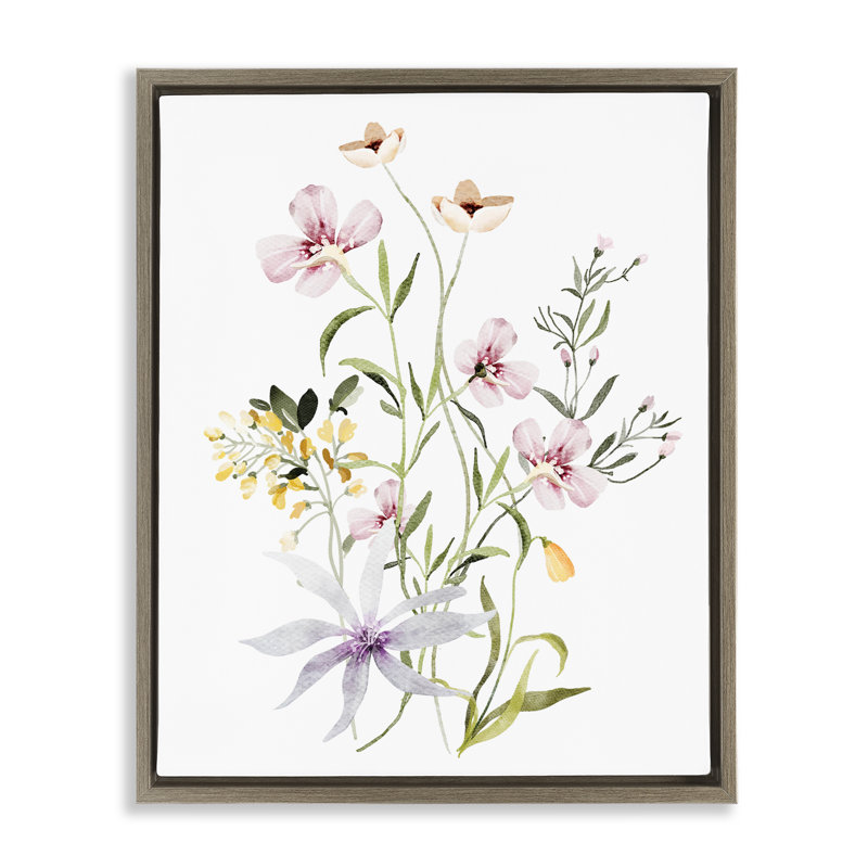 Cadre flottant à motif floral, Cadre flottant orme Montalcino, H 31 po x l 25 po