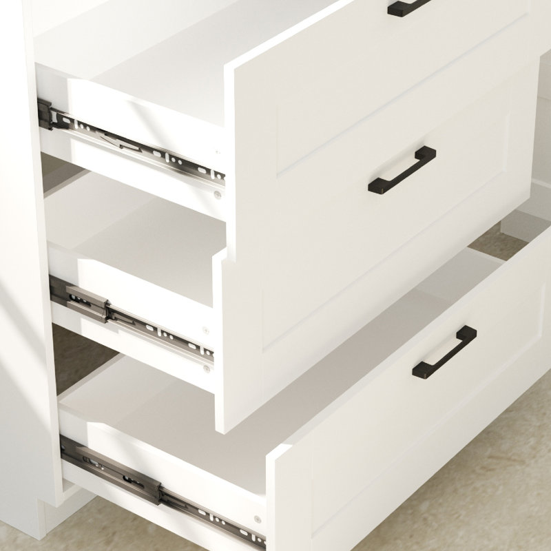 2-Piece Garage Storage Cabinet System With 3 Drawers