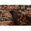 Tapis noir et brun foncé noué à la main One Of Kind 3 pi 7 po x 9 pi 7 po Andelz