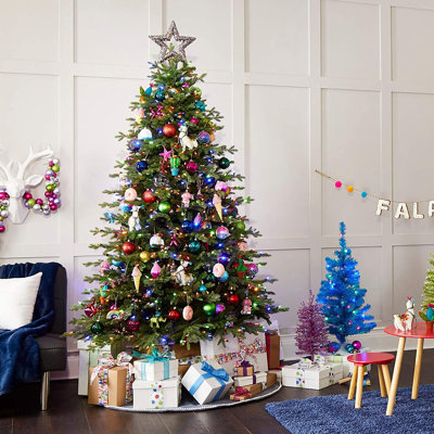 90' Lighted Pine Christmas Tree