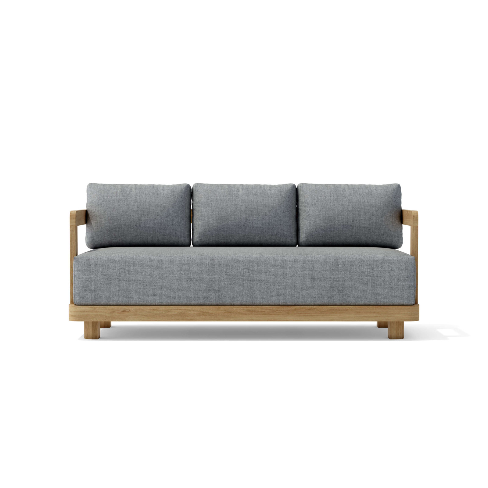 Granada 71" Sunbrella® Patio Loveseat, Cast Slate, 2