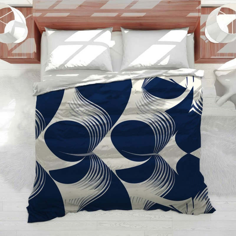Édredon en mélange de coton pelucheux tendance, Grand édredon