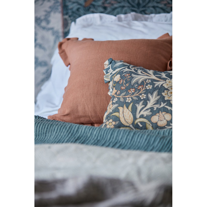 Emery Walker's House Trent Fabric, Madder/Webb's Blue