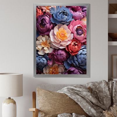 " Beautiful Colorful Peonies Come Alive II "