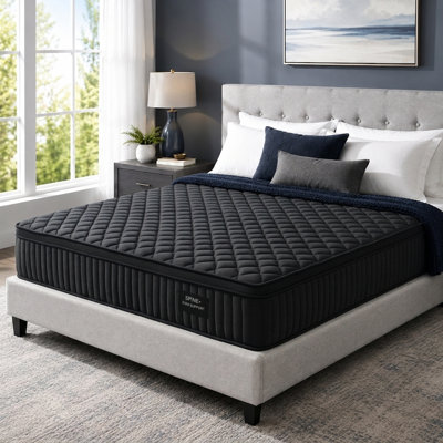 14" Extra Firm Queen Mattress for Back Pain - 7-Zone Orthopedic Support