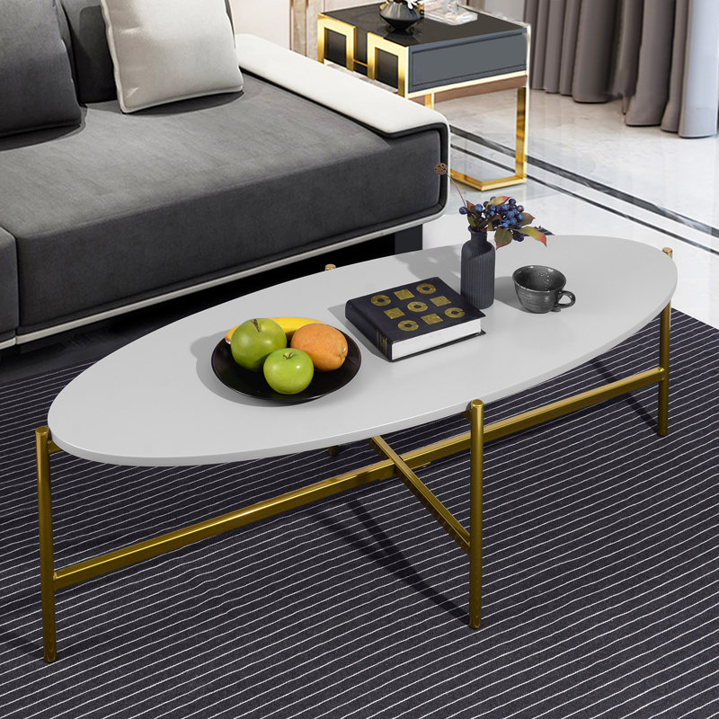 Rackerby Four Leg Coffee Table, Grey