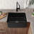 Perch 24" L x 18" W Fireclay Single Bowl Farmhouse Kitchen Sink with Sink Grid and Basket Strainer-81000619