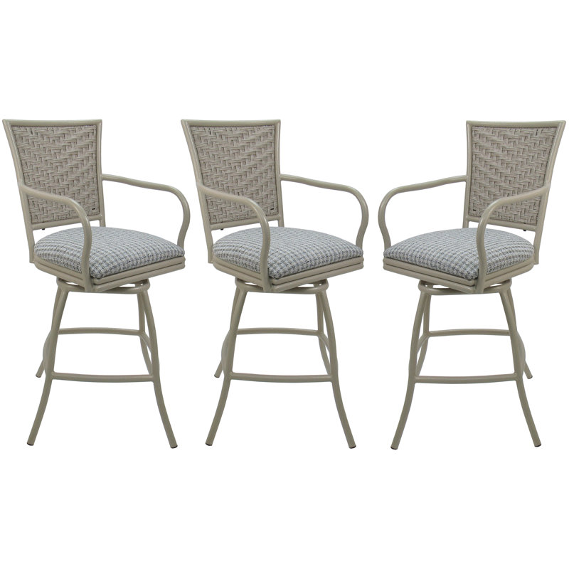 Comptoir pivotant, tabouret de bar et très grand tabouret, Hauteur du siège de 26 po, Taupe