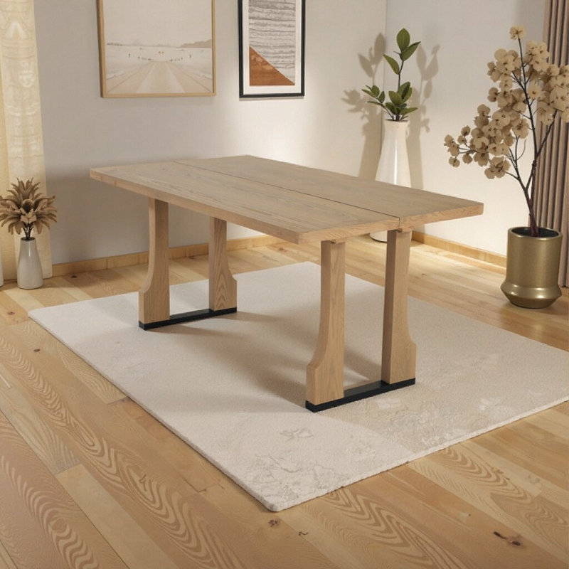 Table de salle à manger rectangulaire Light Ash