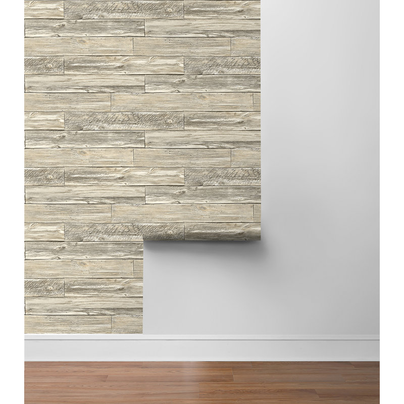 Rouleau de papier peint auto-adhésif 18 pi L x 20,5 po Surface Style Planks