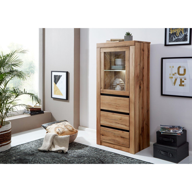 Montreux Display Cabinet, Natural