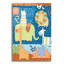 Indigo Safari 'Zoo Time 1' by Viv Eisner, Acrylic Glass Wall Art, 12"x16"-221195941