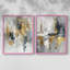 Série ABSTRACT CDLxxxix - reproduction encadrée de qualité supérieure - prête à être accrochée - aucun clou requis - aucun clou requis-1144946095-1144946096