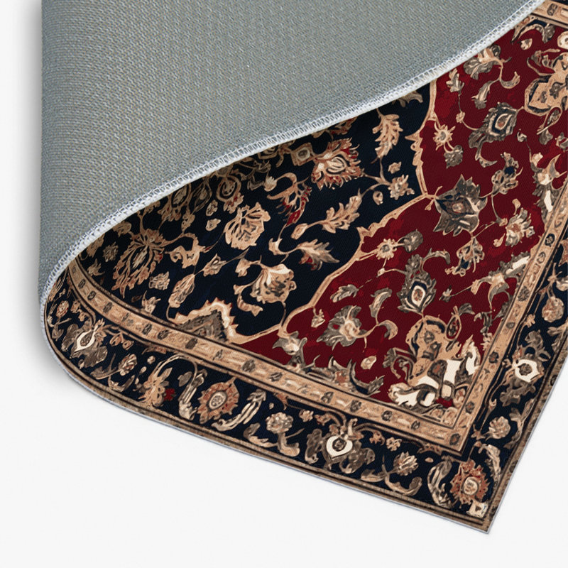 Tapis d'intérieur et d'extérieur noir Persian, Rectangulaire 2 pi x 3 pi