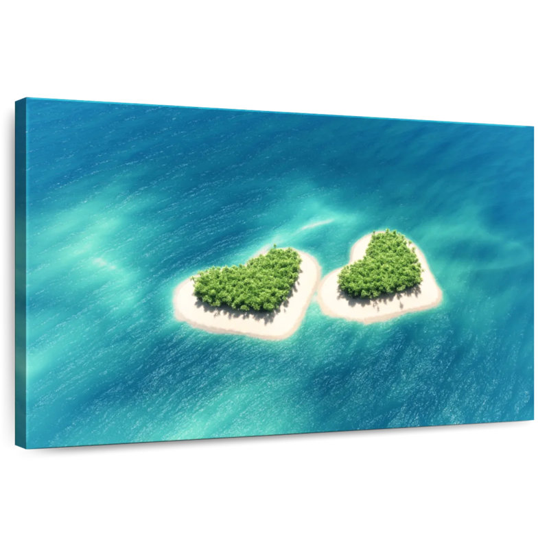 Gillard Island Hearts, H 32 po x l 48 po