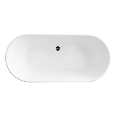 Preston 67'' x 30.75'' Soaking Acrylic Bathtub