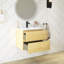 Meuble-lavabo mural 24 po avec comptoir en céramique blanche-1414476523