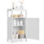 Armoire de salle de bain en bois 18 po x l 12 po x H 33 po - blanc-1131093147