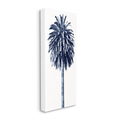 Grand palmier tropical, photographie en niveaux de gris, maison de campagne grise, estampe numérique encadrée, art texturé par Devon Davis