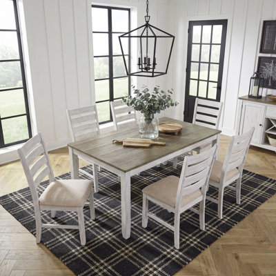 Rustic Transitional Dining Set