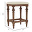Console brune avec 3 tabourets