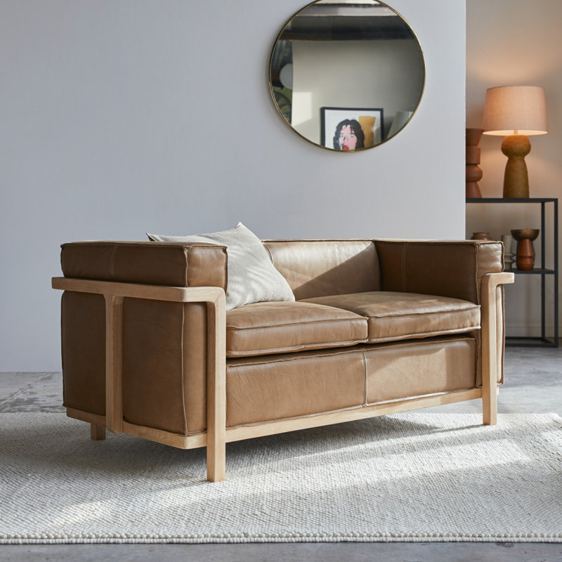 Cobbelwood Leather Loveseat