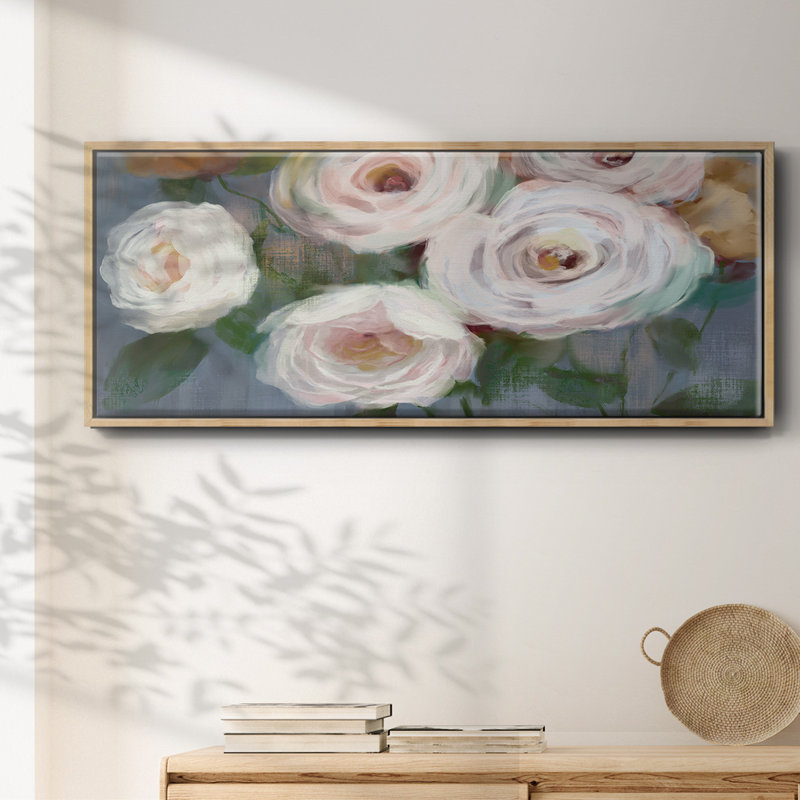 Magical Bouquet- Framed Canvas, 8" H x 20" W