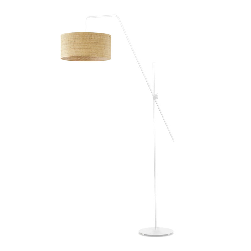 Boho 176cm Task Floor Lamp, White