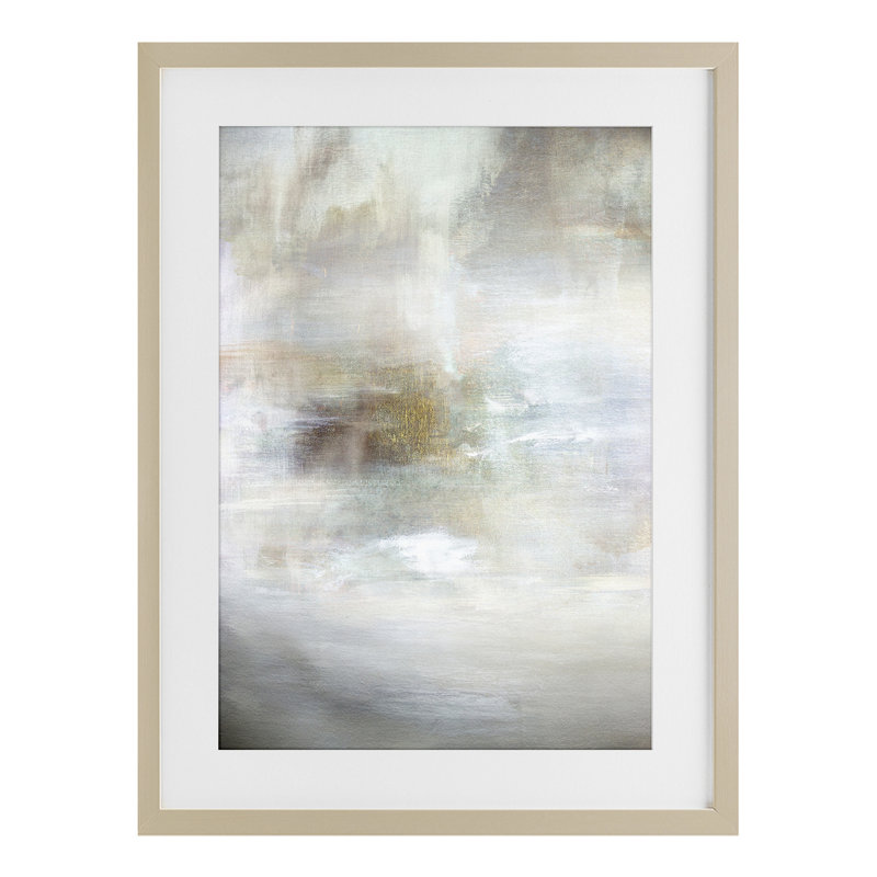 «Soft Haze of Subtle Light», reproduction sous verre encadrée, design par Hope Bainbridge, H 23 po x l 17 po