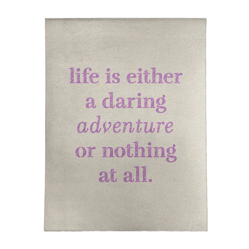 Tapis en poly-citation "life life", Rectangle 5 pi x 7 pi