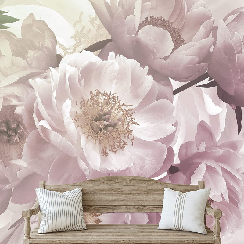 Peel & Stick Floral Border, 66" L x 96" W
