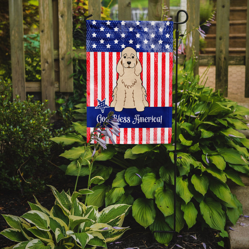 Drapeau de jardin Leighanne, Épagneul (pêche)