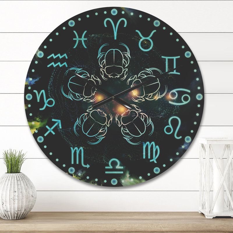 Horloge murale Astrology, Moyen