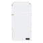 Grand lit escamotable avec port USB et grand tiroir, blanc-1634004185