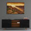 Art mural en verre épique «Canyon Sunset 6» par David Drost, 36 po x 24 po-2124151074