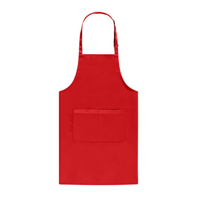 BBQ Apron For Men With Pockets, Adjustable Chef Kitchen Apron For Cooking And Cleaning, 27.6x29.5in Red