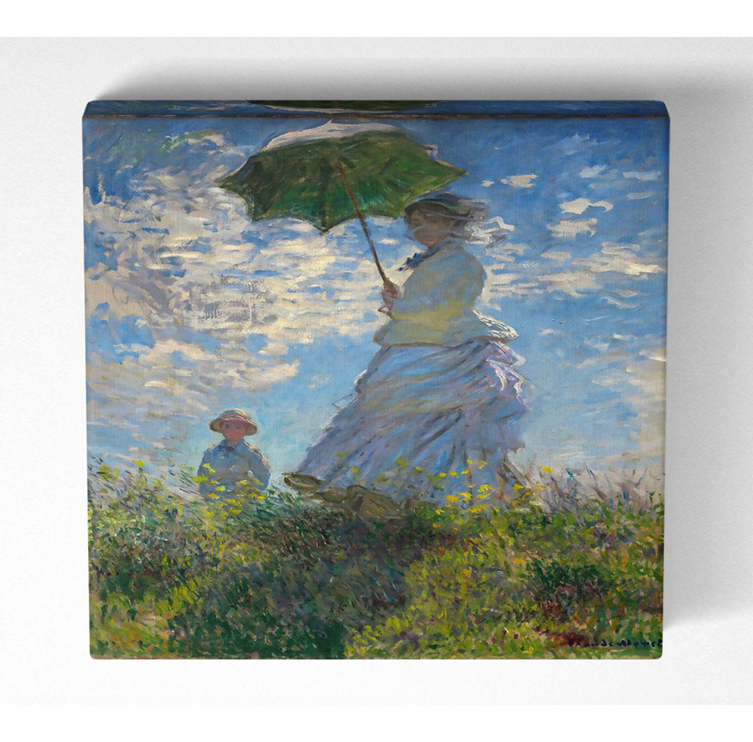 Monet Madame Monet und ihr Sohn - Kunstdrucke auf Leinwand