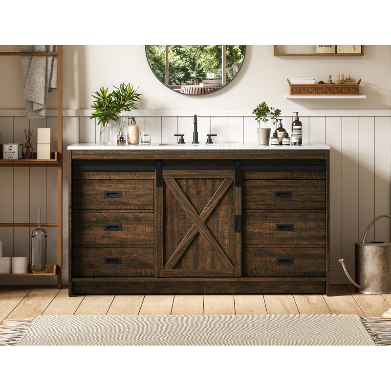 Boden 60 inch Single Bathroom Vanity, Expresso