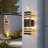 Solar Powered Outdoor Wall Sconce Set with Motion Sensor, 2-Pack