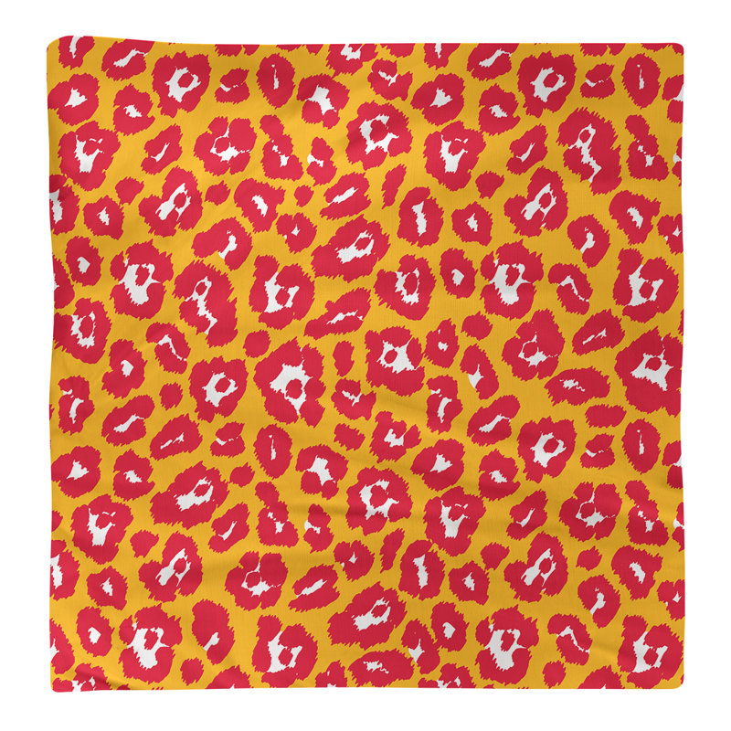Serviette de foot Kansas City, Or/blanc, 10 po x 10 po