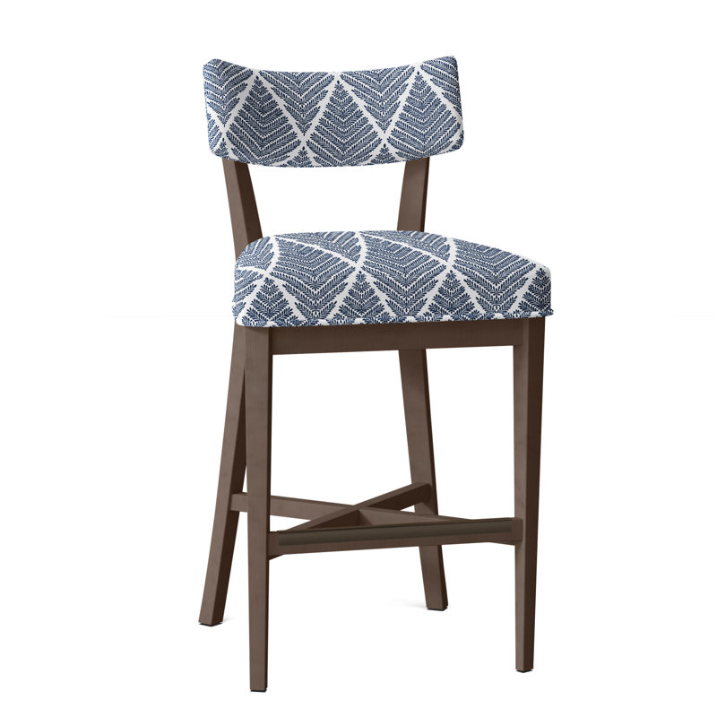 Tabouret de bar 29,5 po Juliet, Perigold Emmeline Lapis, Amande chamois, Tabouret de comptoir (siège d'une hauteur de 25,5