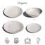 Organic Low Bowl, Cream, (newWave) 9.1"/ 25 oz, Set of 6