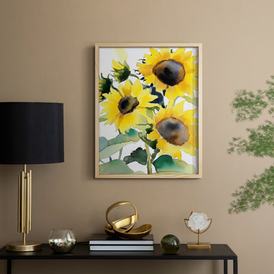 Reproduction encadrée FLORAL Series Dxxxxi - bois massif
