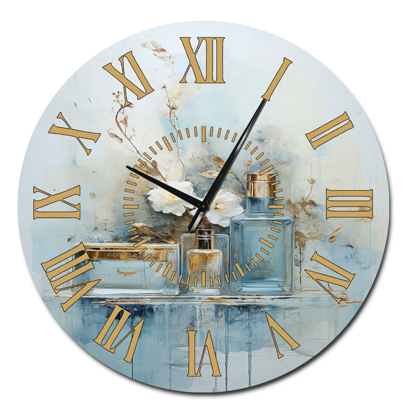 Horloge murale de salle de bain, Surdimensionné