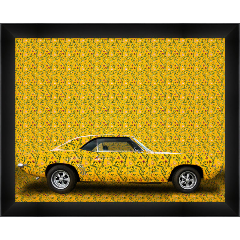 Yellow Car Print by Thom Filicia, 25.5" H x 31.5" W x 2.13" D