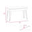 1-Drawer Rectangle Writing Desk With Hairpin Legs