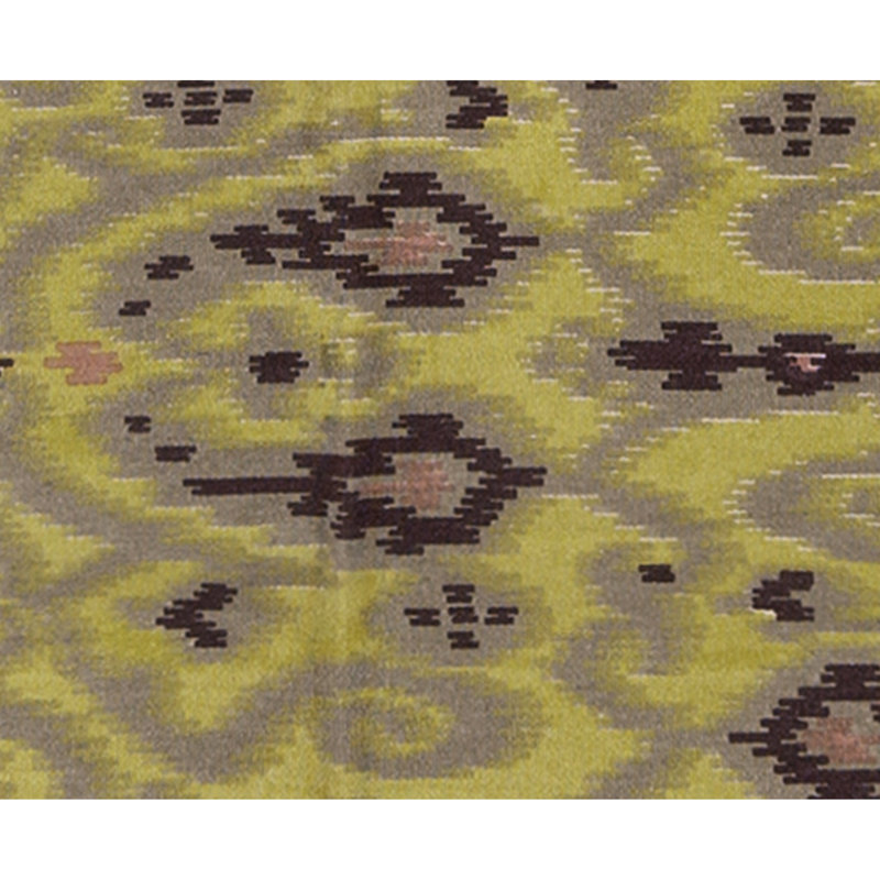 Flatweave Wool Ikat Area Rug in Multi