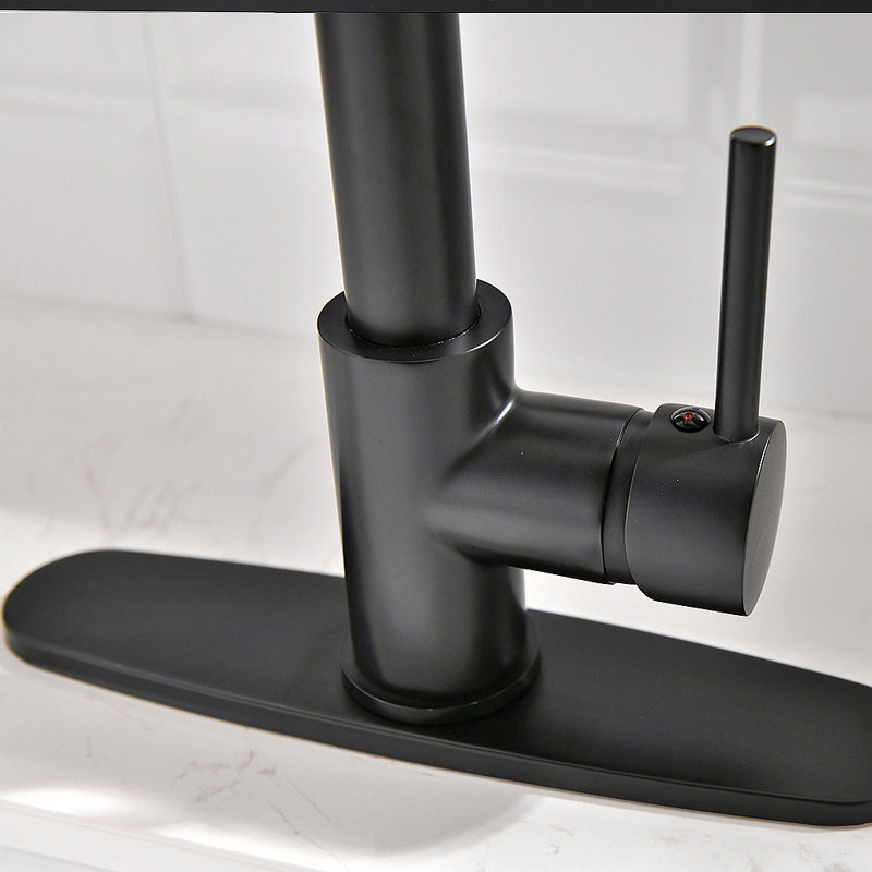 Purifier Kitchen Faucet Drinking Water Faucet With Roll Up Dish Drying Rack, Pull Down Water Filter Kitchen Sink Faucets
